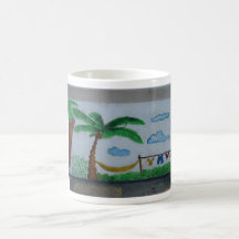 children's mural art coffee mug