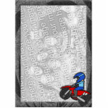 Child's Motocross Photo Frame Cut Outs