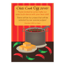 Chilli Cook Off Invitation Announcement