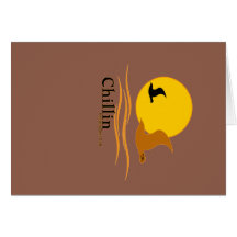 chillin keep beer cold vacation card