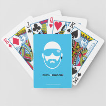 ChillinKansai Playing Cards with Text