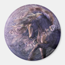 Chimera Black Rose Magnet