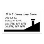 Chimney sweep business cards