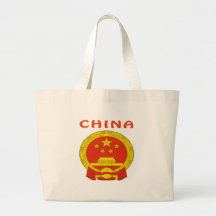 China Coat Of Arms Tote Bag