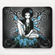 China Retro Afro Lilly Gothic Fairy Mouse Mat