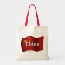 China Waving Flag Tote Bag