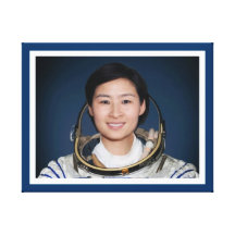 China's First Woman Astronaut  Stretched Canvas Pr Stretched Canvas Print