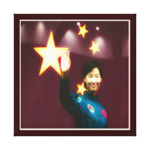 China's First Woman Astronaut Stretched Canvas Pr  Canvas Prints