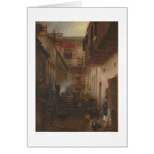 Chinatown Alley, Sing Yuen Washing & Ironing(1228) Greeting Card