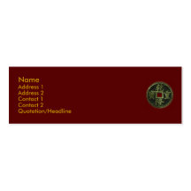 Chinese Coins Business Card