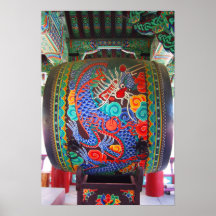 Chinese Drum Poster