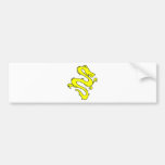 Chinese Enter The Dragon Kung Fu Symbol Bumper Stickers