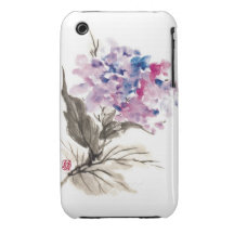 chinese flower template iPhone 3 cases