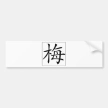 Chinese name for May 20239_1.pdf Bumper Stickers