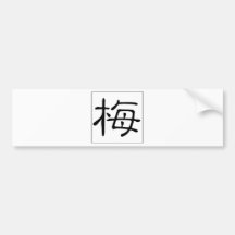 Chinese name for May 20239_2.pdf Bumper Stickers