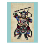 Chinese New Years print Ukiyoe Post Cards