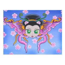 Chinese Princess Butterfly Postcard