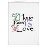 'Chinese symbols' greeting card
