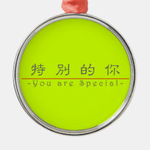 Chinese word for You are Special 10284_2.pdf Christmas Ornaments