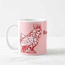 Chinese Zodiac Rooster Mug