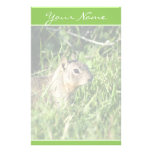 Chipmunk stationary stationery design