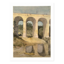 Chirk Aqueduct, 1806-7 (w/c on paper) Postcard