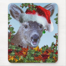 Chistmas Baby Deer Fawn Mousepad