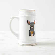 Chiweenie Cartoon Coffee Mugs