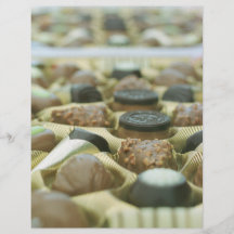 Chocolate assortments custom flyer