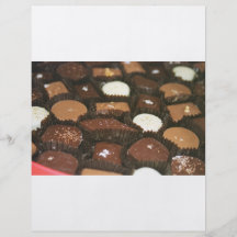 Chocolate assortments flyer design