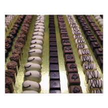 Chocolate assortments photographic print
