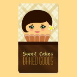 Chocolate Brown Cupcake Baker Bakery Business Card business cards