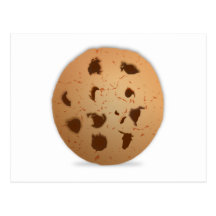 Chocolate Chip Cookie Postcards