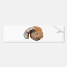 Chocolate Chip Cookie (w/ white background) Bumper Stickers