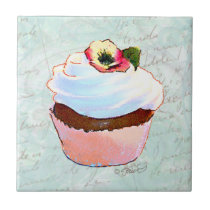 Chocolate Cupcake French Style tiles