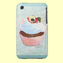 Chocolate Cupcake n French Writing casemate cases