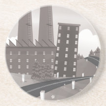 Chocolate Factory Beverage Coaster