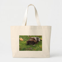 Chocolate Lab Puppy Canvas Bag