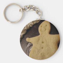 Chocolate Man Pie Keychains