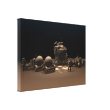 Chocolate Space Stretched Canvas Prints