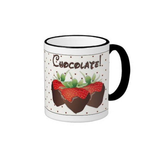 Chocolate Strawberry Coffee Mug