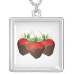 Chocolate Strawberry Necklaces