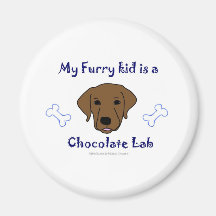 ChocolateLab Fridge Magnets