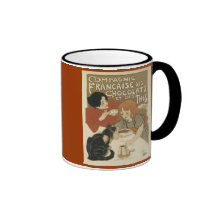 Chocolats et des thes coffee mug