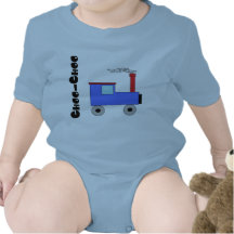 Choo-Choo Train Baby Creeper Shirt