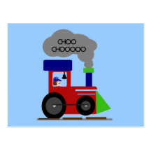 Choo Choo Train tshirts and Gifts Postcard