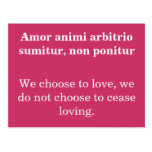Choose To Love postcard