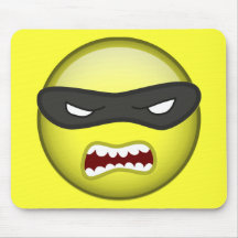 Choose Your own Ninja Smilie Mouse Mat