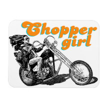 Chopper rider flexible magnet