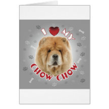 Chow Chow Greeting Cards